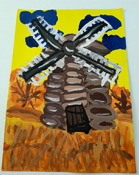 "Мельница в музее Хохловка"