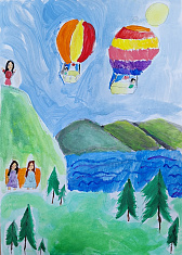 "На фестивале воздухоплавания в г.Кунгуре"