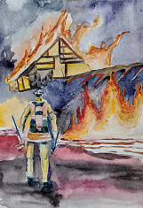"Тушение пожара" 