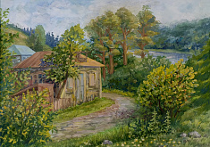 "Кын. Вид на Чусовую"