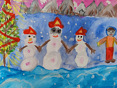 "Новый год в моём дворе"