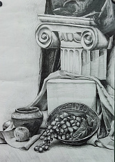 "Натюрморт с дорический капителью"