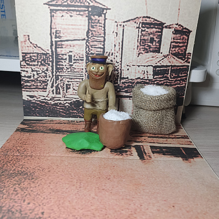 Пластилиновая композиция «Соликамский солевар»