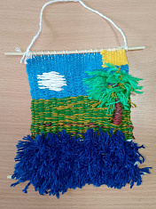 Панно-картина "Закат"