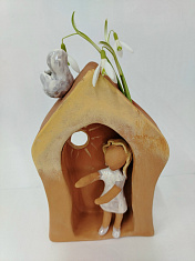 Декоративная ваза "Пусть всегда будет солнце!"