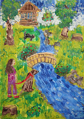 "Деревенский пейзаж"