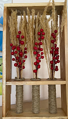 Икебана "Сухоцветы с Гамовских полей"