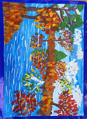 Река Вишера осенью.