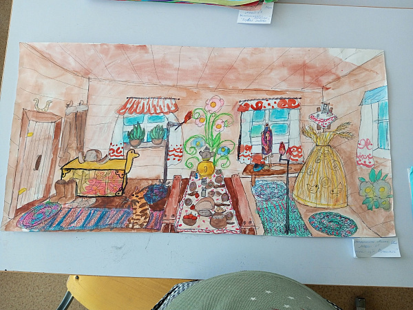 Русская изба. Пожинок.