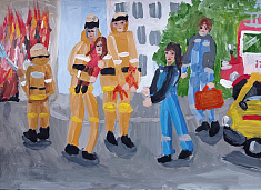 Спасение из огня