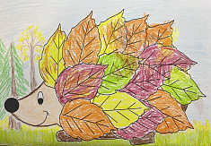 Веселый ежик