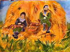 "На привале"