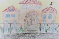 "Свято-Троицкий храм на берегу Камы"