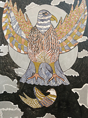 Иллюстрация к рассказу В. Астафьева "Стрижонок Скрип" 