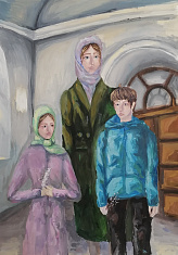 Вербное воскресенье в Храме Александра Невского с. Лобаново