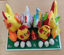 Композиция "Встречаем светлый праздник Пасхи"