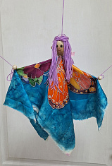 Платье для театральной куклы "Крылья бабочки"