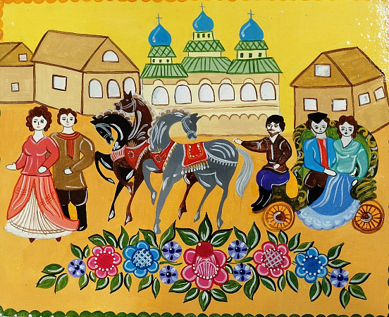 Панно "На прогулке"