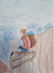 Вид с камня Ветлан