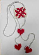 Подвеска с элементами коми-пермяцкого узора 