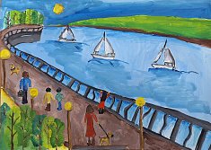 "На набережной города Чайковского"