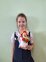 Снеговик с ёлкой