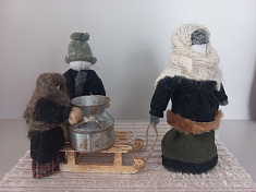 Блокадный Ленинград. За водой.