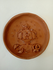 Декоративная тарелка "Самовар"