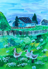 В деревне у бабушки