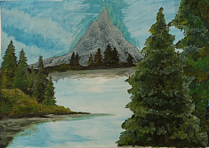 "Родной виднеется  Басег