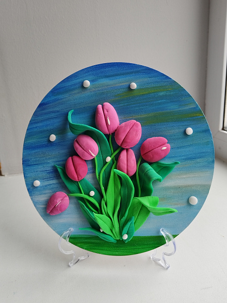 Панно "Тюльпаны моей мечты"