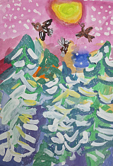 "Зимний лес"