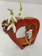 Декоративная ваза "К 100 летию Куединского района!"