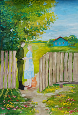 "Долгожданная встреча бабушки и дедушки"