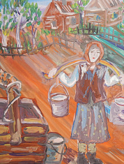 "За водой на колодец"