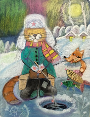 На зимней рыбалке