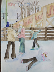 Какое небо голубое