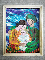 Панно "Семья солдата"