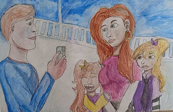 "Семейная прогулка по набережной"