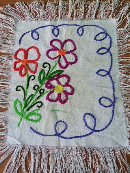 Салфетка "Цветочки"