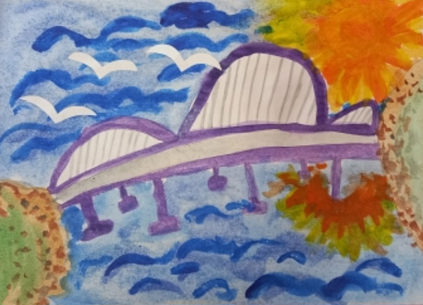 Мост над рекой Вишера.