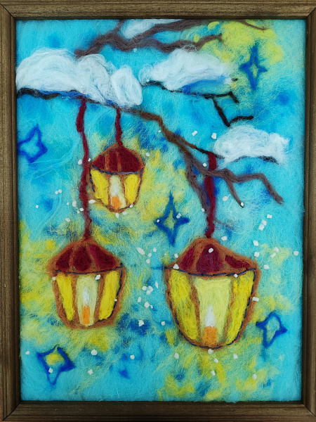 "Новогодние фонарики"