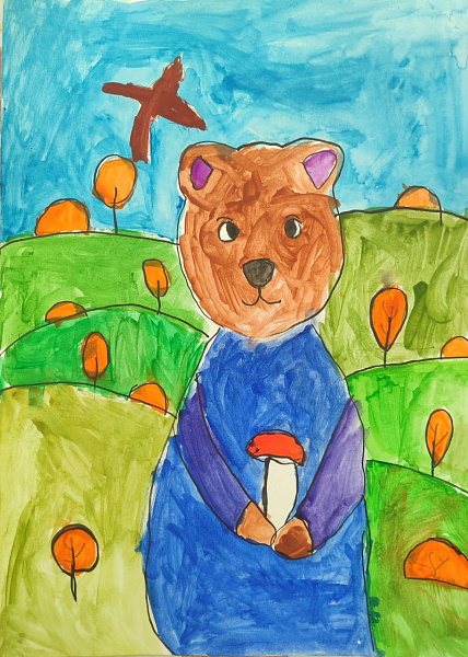 Осенний мишка