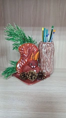 Карандашница "Белочка"