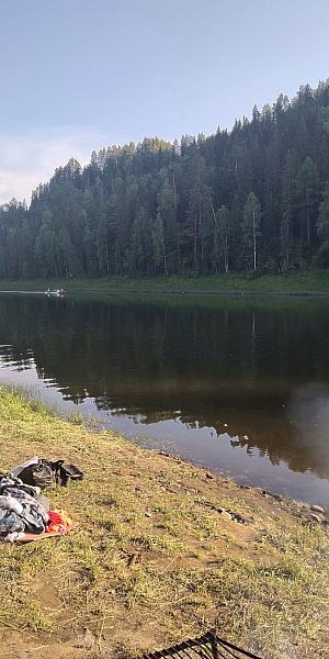 Утро на речке Чусовая