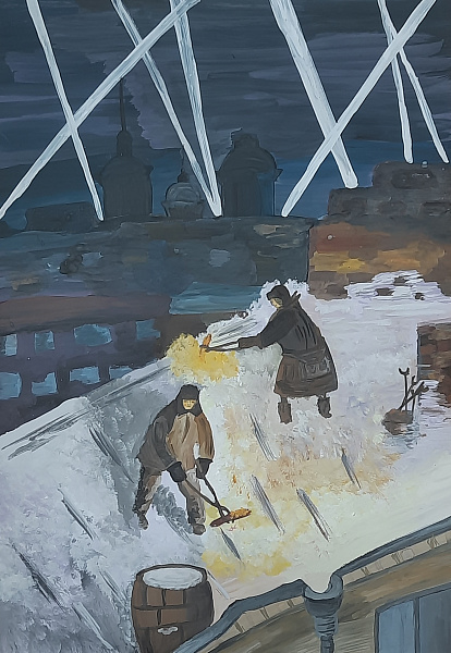 Борьба с зажигательными снарядами