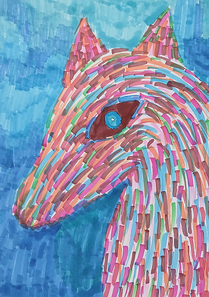 Радужная лошадь