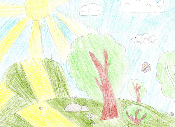 На опушке леса