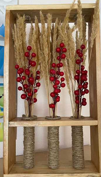 Икебана "Сухоцветы с Гамовских полей"