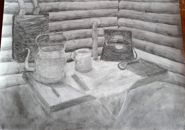 Землянка командира...